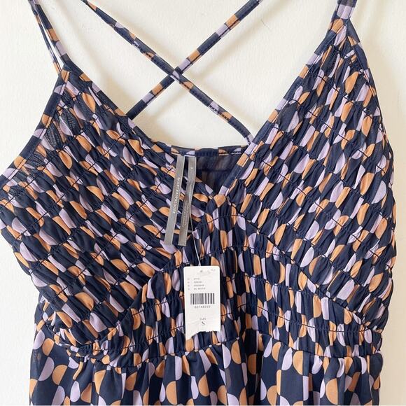 Anthropologie Navy and White Patterned Top - Picture 6 of 7